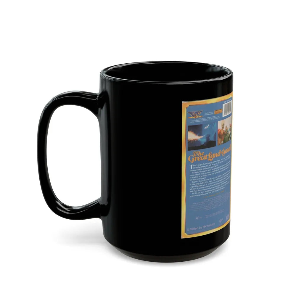 THE GREAT LAND OF SMALL (VHS COVER) - Black Coffee Mug-Go Mug Yourself