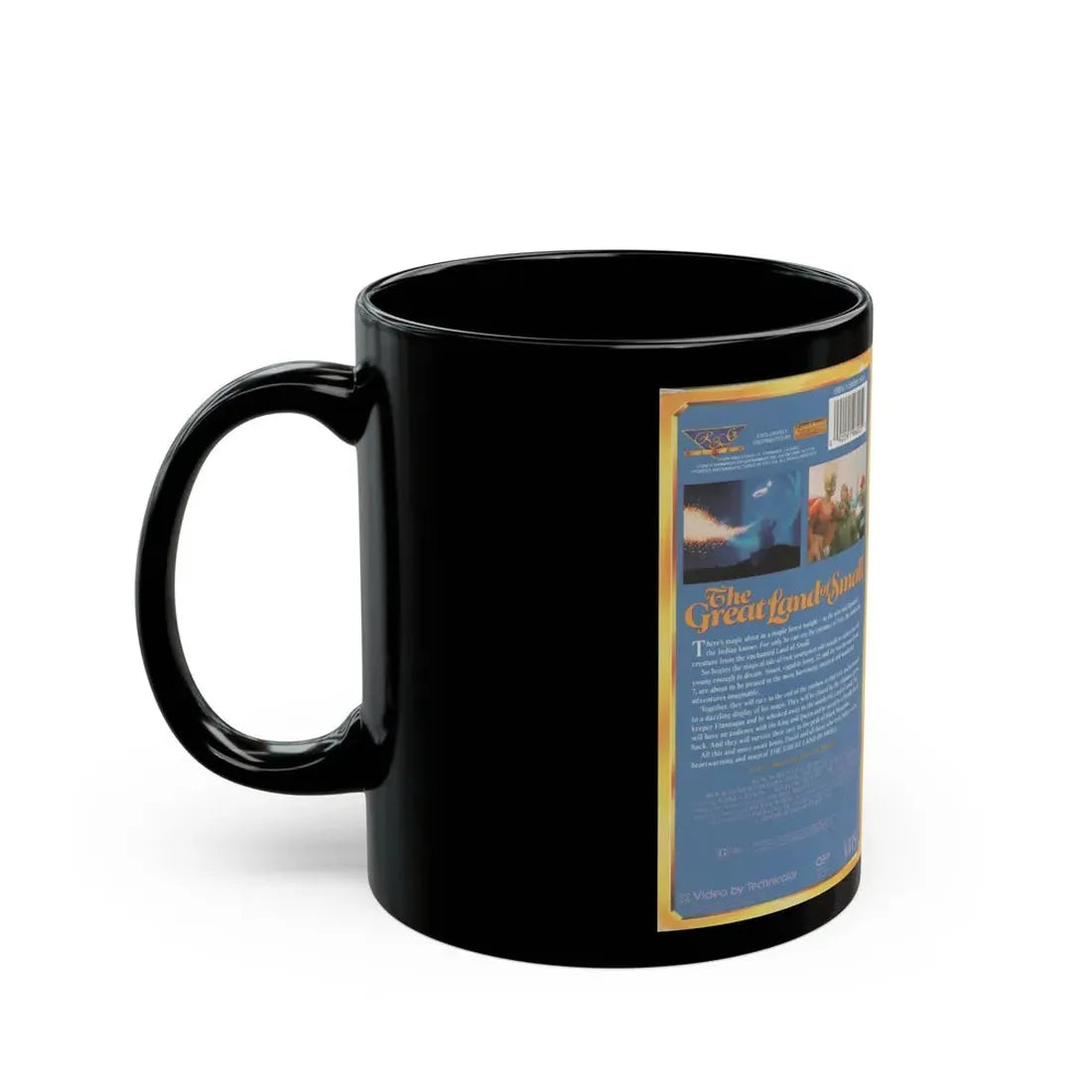 THE GREAT LAND OF SMALL (VHS COVER) - Black Coffee Mug - Go Mug Yourself