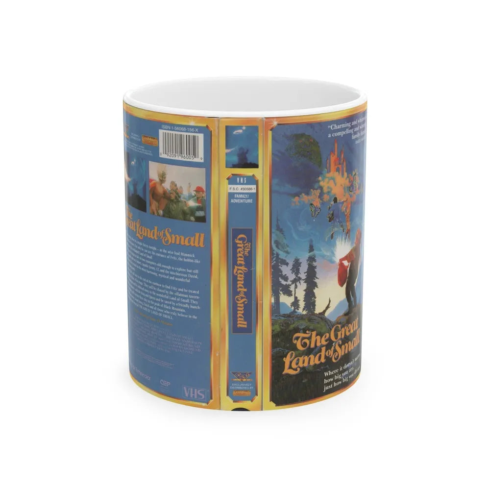 THE GREAT LAND OF SMALL (VHS COVER) - White Coffee Mug-11oz-Go Mug Yourself