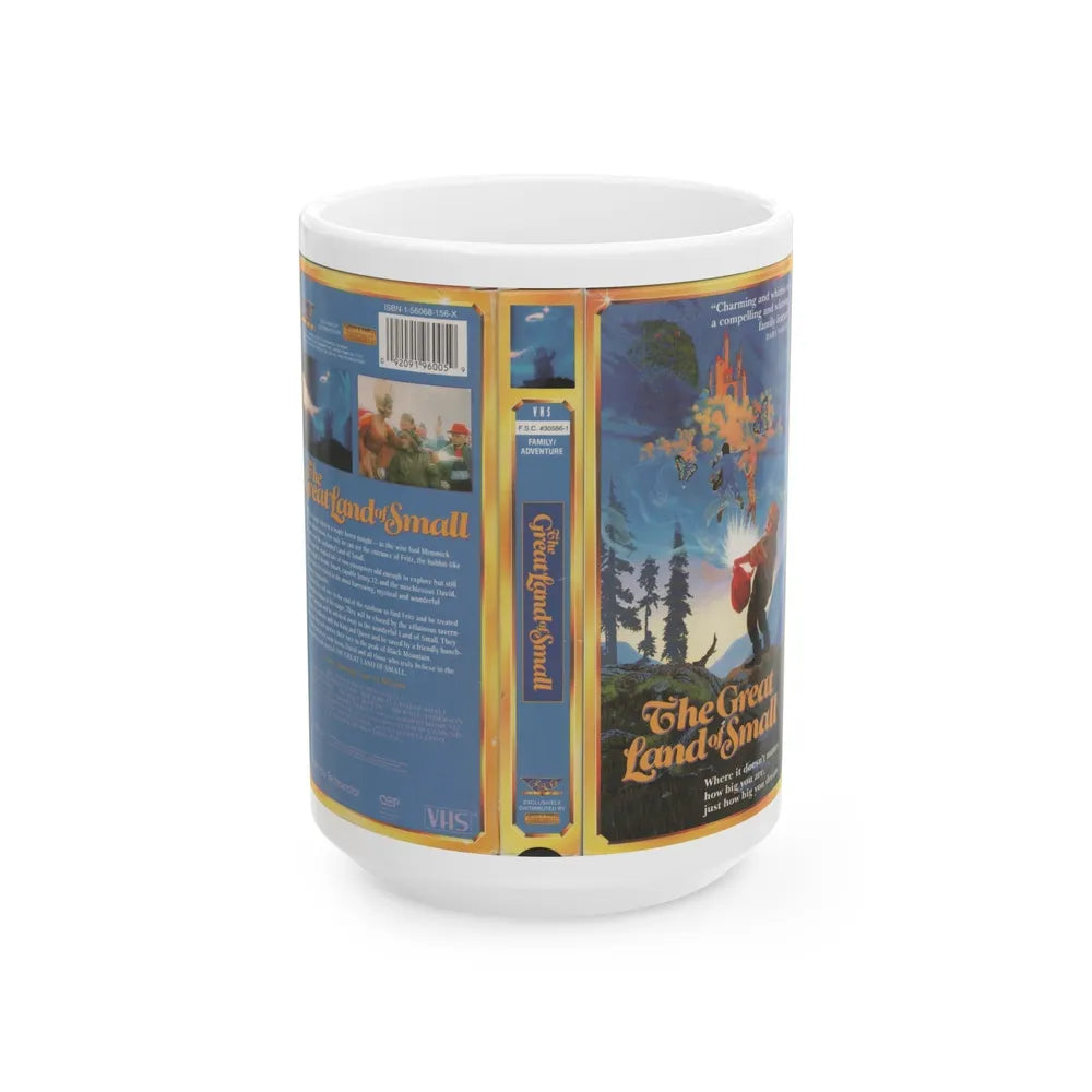 THE GREAT LAND OF SMALL (VHS COVER) - White Coffee Mug-15oz-Go Mug Yourself