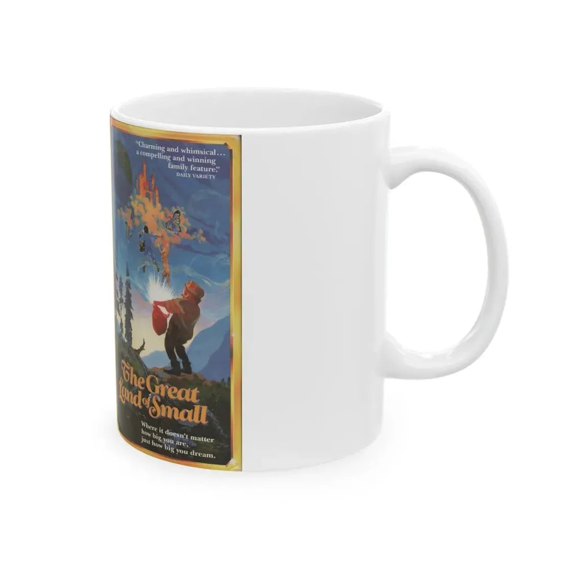THE GREAT LAND OF SMALL (VHS COVER) - White Coffee Mug - Go Mug Yourself