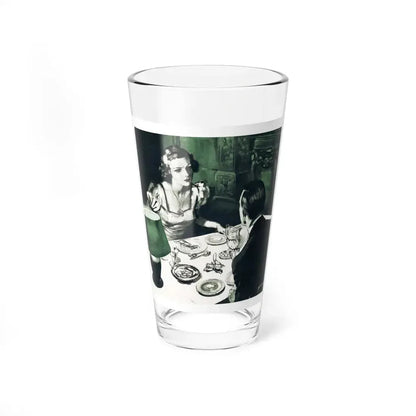 The Great Trafalgar Square Mystery by Augustus Muir, Today magazine, 1938 (Magazine Illustration) Pint Glass 16oz 16oz - Go Mug Yourself