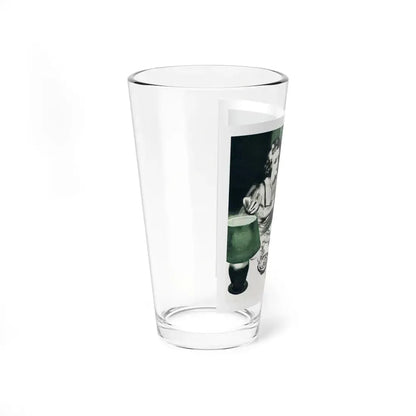 The Great Trafalgar Square Mystery by Augustus Muir, Today magazine, 1938 (Magazine Illustration) Pint Glass 16oz - Go Mug Yourself