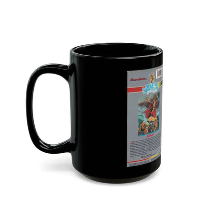 THE GREATEST ADVENTURE OF THE BIBLE JONAH VERSION 2 (VHS COVER) - Black Coffee Mug - Go Mug Yourself