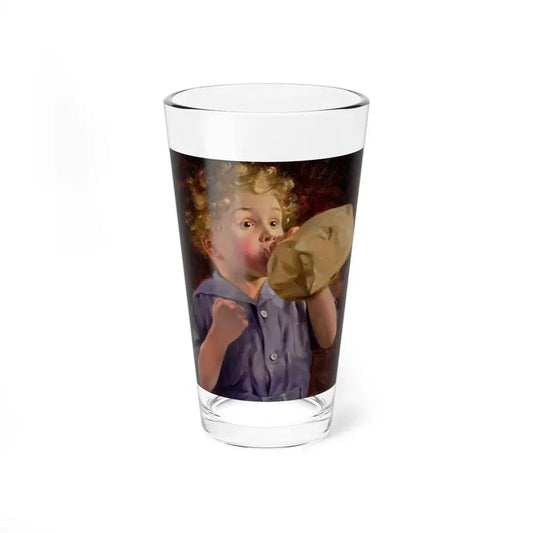 The Greatest Need of the Growing Child - Energy (Magazine Illustration) Pint Glass 16oz 16oz - Go Mug Yourself