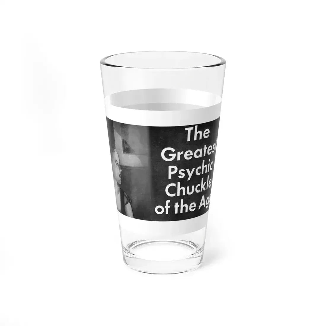 The Greatest Psychic Chuckle og the Age, Liberty magazine, March 10, 1934 (Magazine Illustration) Pint Glass 16oz - Go Mug Yourself
