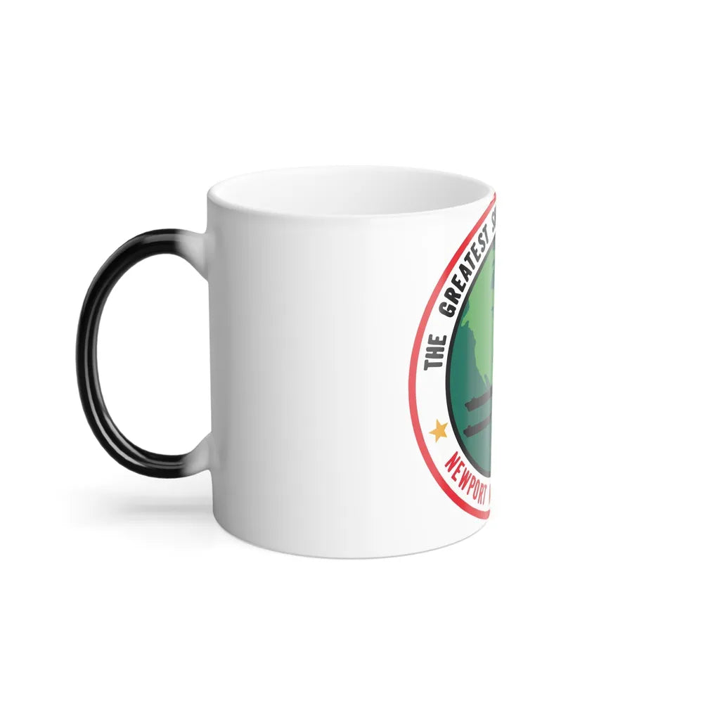 The Greatest Shipyard in the World Newport News VA (U.S. Navy) Color Changing Mug 11oz-Go Mug Yourself