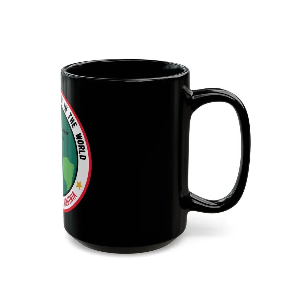 The Greatest Shipyard in the World Newport News VA (U.S. Navy) Black Coffee Mug - Go Mug Yourself