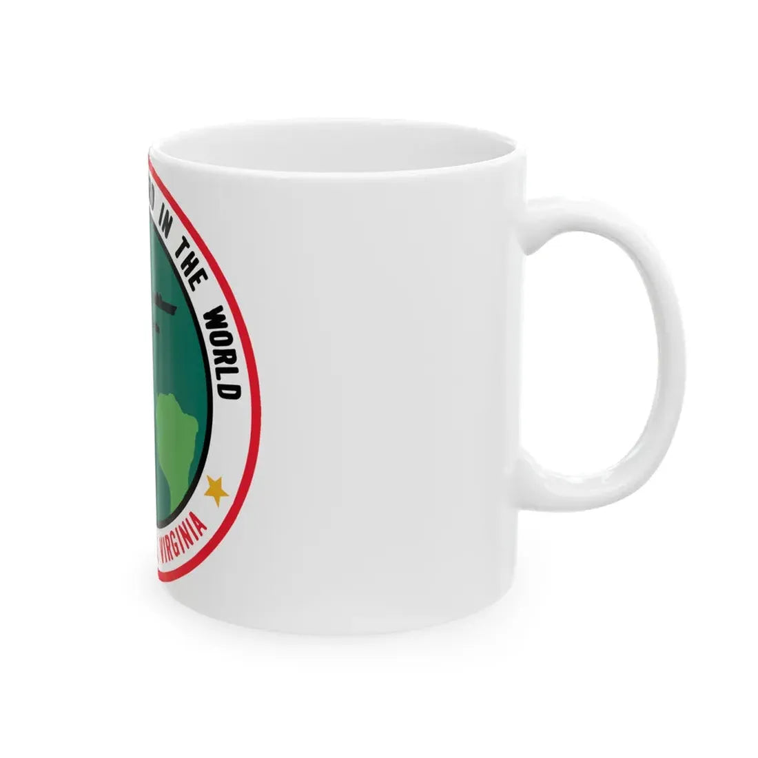The Greatest Shipyard in the World Newport News VA (U.S. Navy) White Coffee Mug - Go Mug Yourself