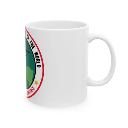 The Greatest Shipyard in the World Newport News VA (U.S. Navy) White Coffee Mug - Go Mug Yourself