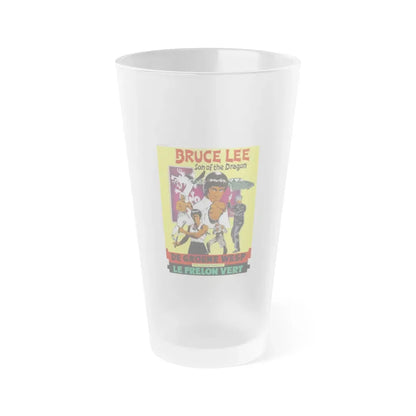 THE GREEN HORNET (BELGIUM) 1974 Movie Poster - Frosted Pint Glass 16oz Default Title - Go Mug Yourself
