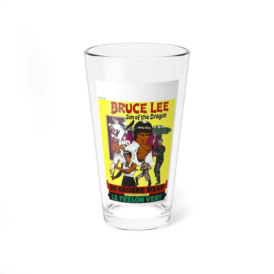 THE GREEN HORNET (BELGIUM) 1974 Movie Poster - Pint Glass 16oz 16oz - Go Mug Yourself