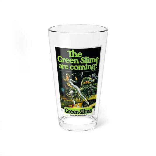THE GREEN SLIME 1968 Movie Poster - Pint Glass 16oz 16oz - Go Mug Yourself