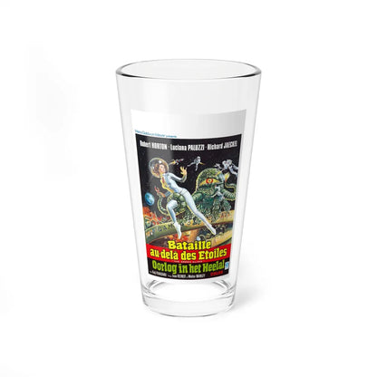 THE GREEN SLIME (BELGIAN) 1968 Movie Poster - Pint Glass 16oz-16oz-Go Mug Yourself