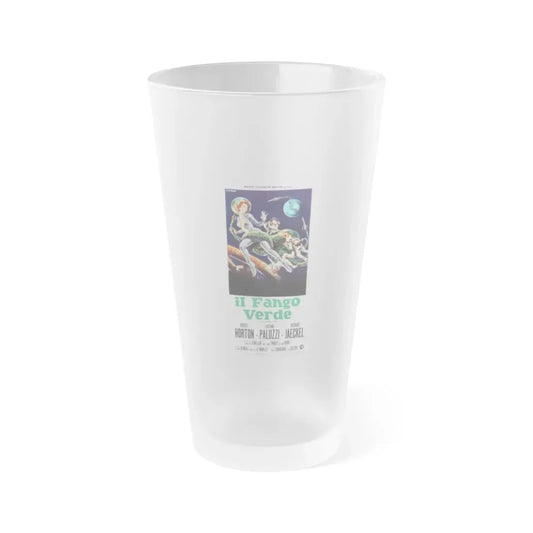 THE GREEN SLIME (ITALIAN) 1968 Movie Poster - Frosted Pint Glass 16oz 16oz Frosted - Go Mug Yourself