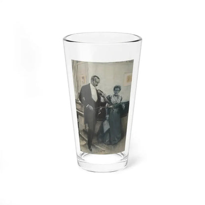 The Grey Lady interior illustrations, 1897 (4) (Magazine Illustration) Pint Glass 16oz 16oz - Go Mug Yourself
