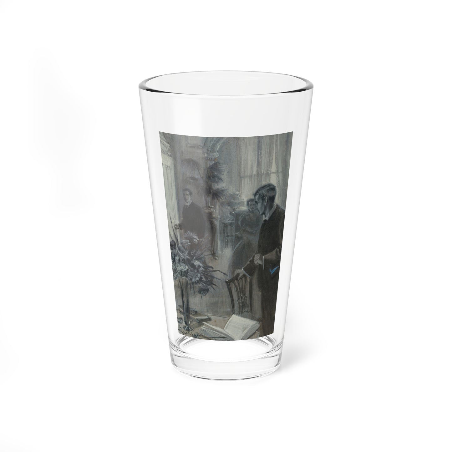 The Grey Lady interior illustrations, 1897 (5) (Magazine Illustration) Pint Glass 16oz-16oz-Go Mug Yourself