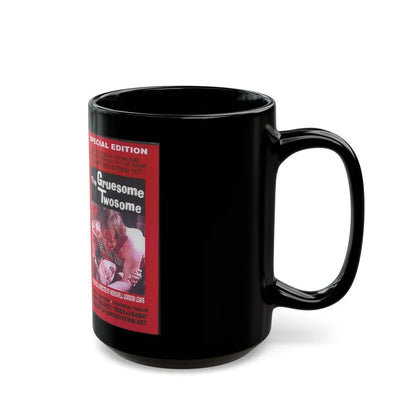 THE GRUESOME TWOSOME SOMETHING WEIRD VIDEO SWV (VHS COVER) - Black Coffee Mug-Go Mug Yourself