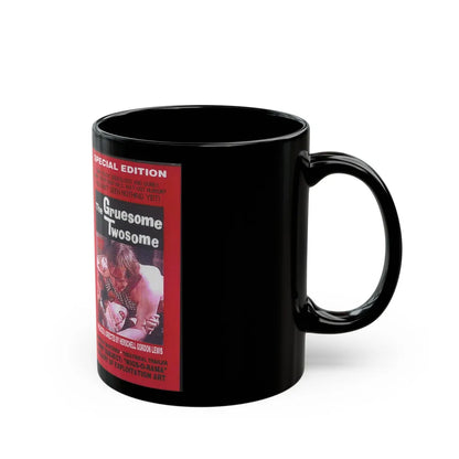 THE GRUESOME TWOSOME SOMETHING WEIRD VIDEO SWV (VHS COVER) - Black Coffee Mug-Go Mug Yourself