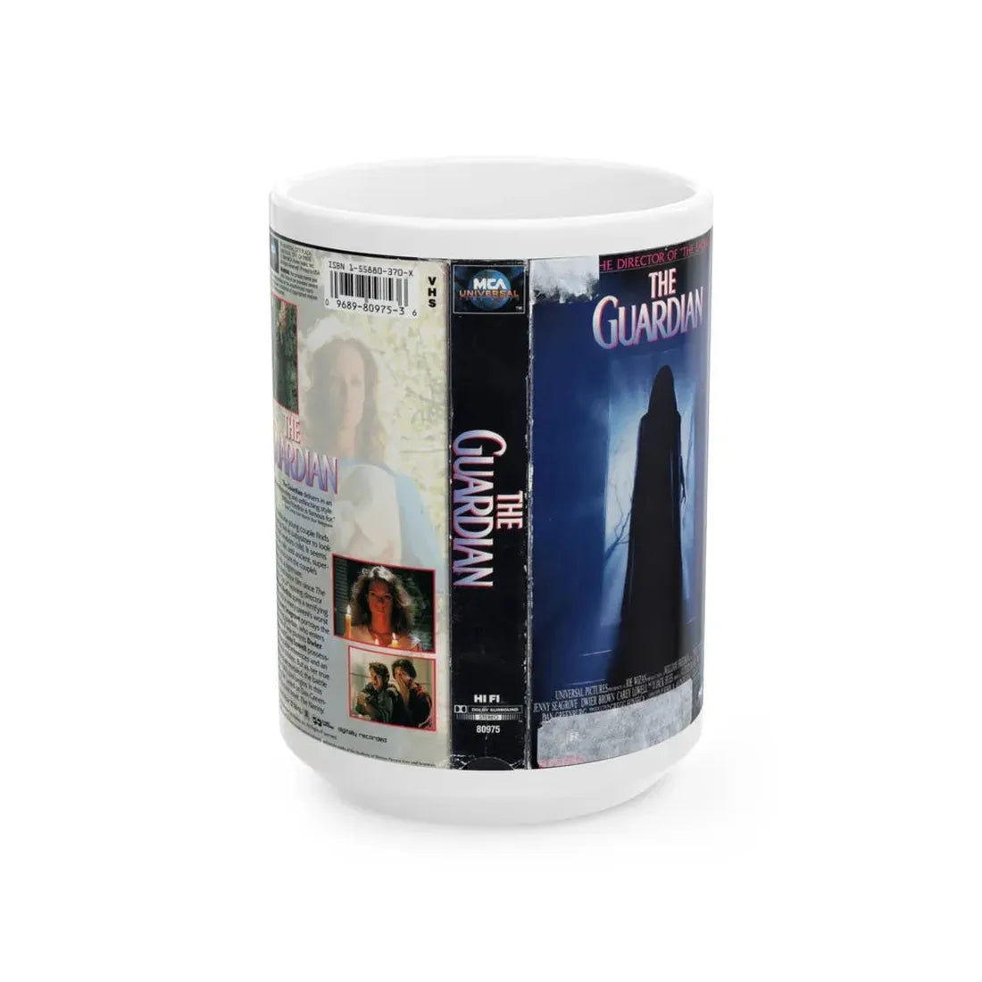 THE GUARDIAN (VHS COVER) - White Coffee Mug 15oz - Go Mug Yourself