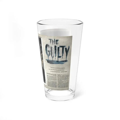 The Guilty, Esquire, December 1951 (Magazine Illustration) Pint Glass 16oz - Go Mug Yourself