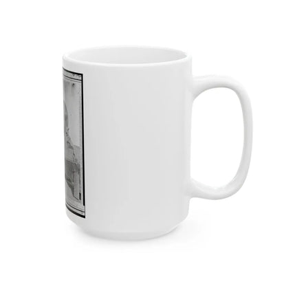 The Gun Jeff Davis, Identified As A Rodman Smooth Bore Gun In Port Royal, South Carolina (U.S. Civil War) White Coffee Mug-Go Mug Yourself