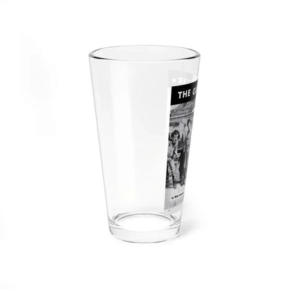 The Gunfighter, Peril magazine, June 1957 (Magazine Illustration) Pint Glass 16oz - Go Mug Yourself