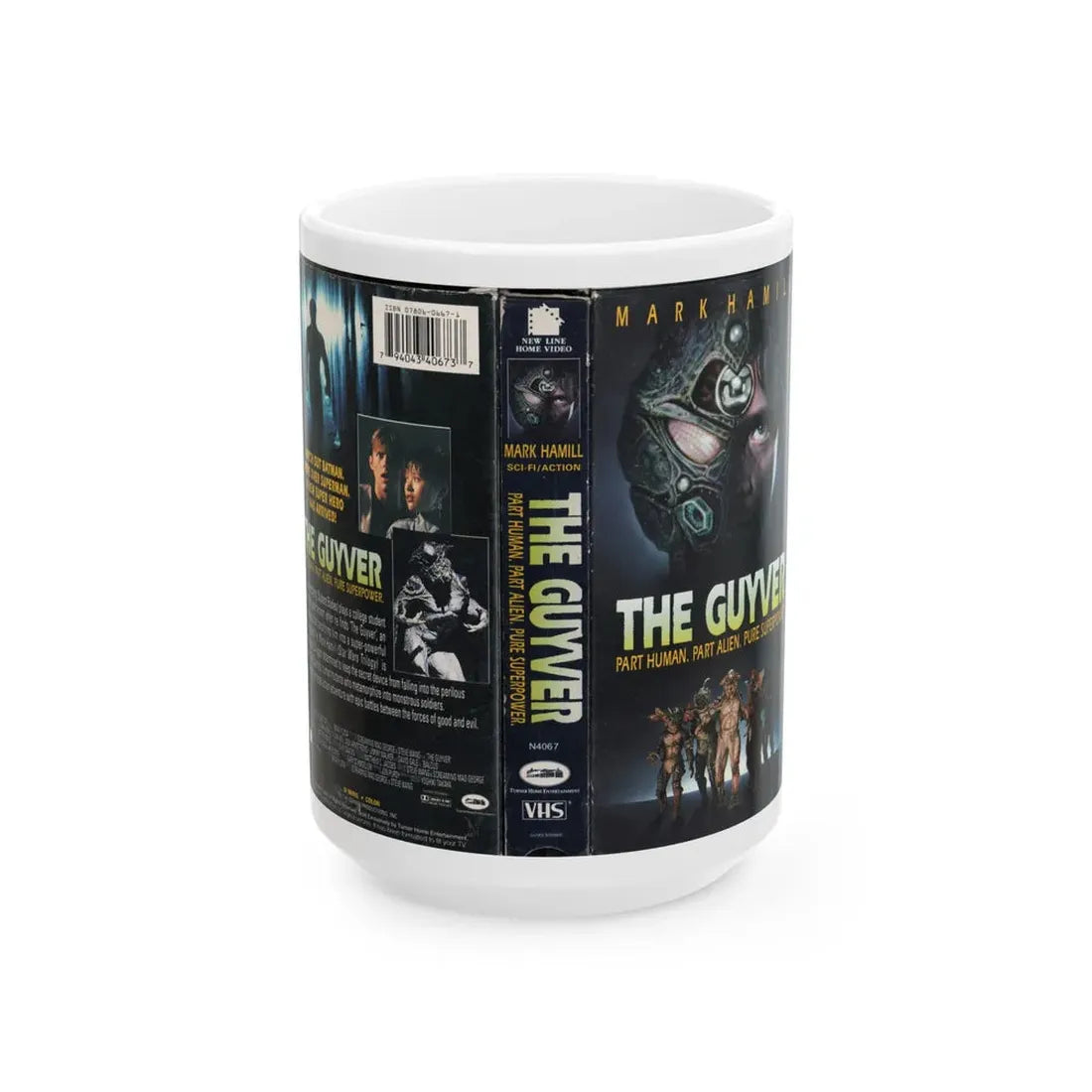 THE GUYVER (VHS COVER) - White Coffee Mug 15oz - Go Mug Yourself