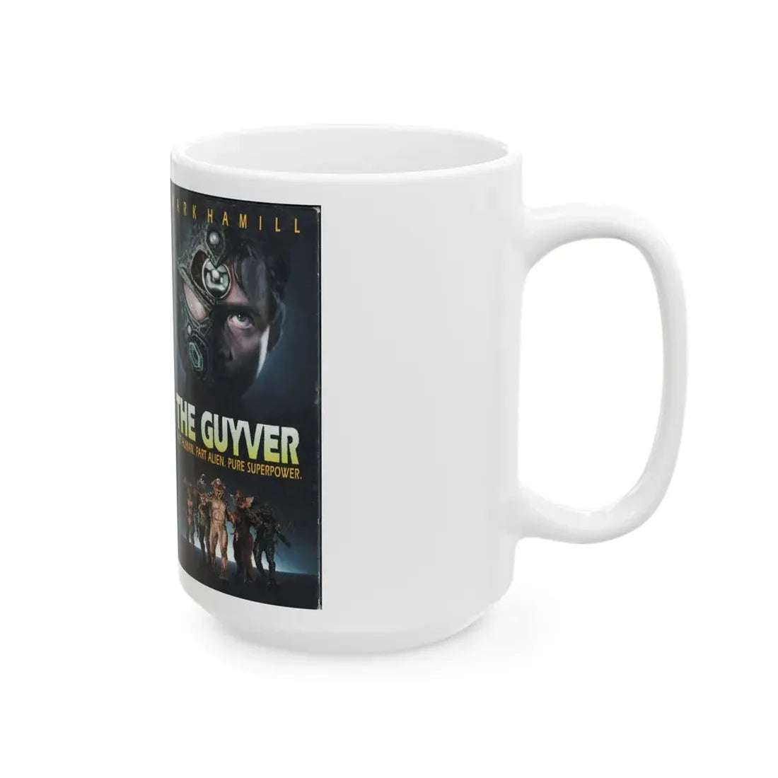 THE GUYVER (VHS COVER) - White Coffee Mug - Go Mug Yourself