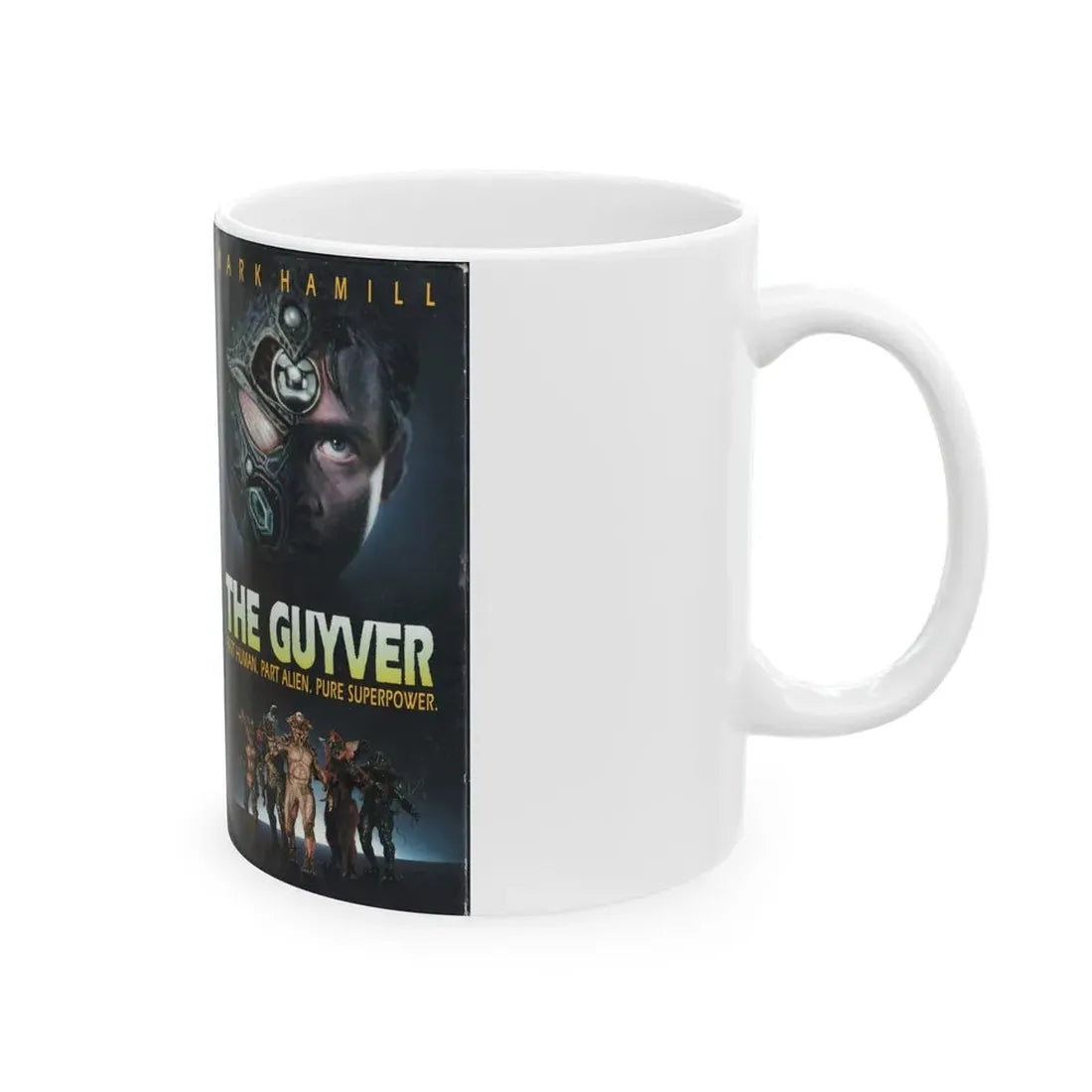 THE GUYVER (VHS COVER) - White Coffee Mug - Go Mug Yourself