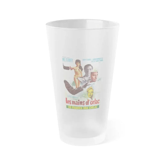 THE HANDS OF ORLAC (BELGIAN) 1924 Movie Poster - Frosted Pint Glass 16oz Default Title - Go Mug Yourself