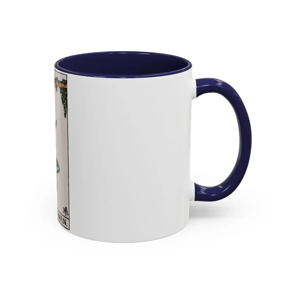 The Hanged Man (Tarot Card) Accent Coffee Mug - Go Mug Yourself