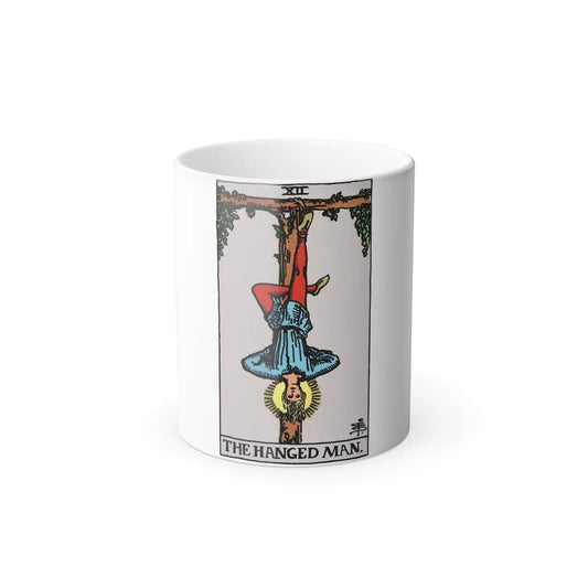 The Hanged Man (Tarot Card) Color Changing Mug 11oz-11oz-Go Mug Yourself