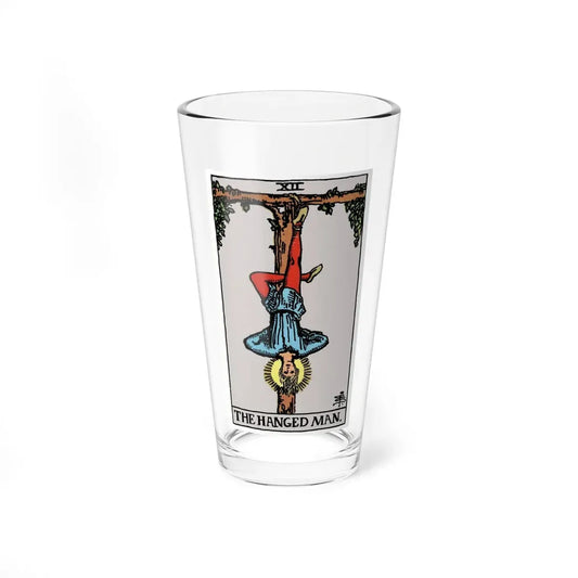 The Hanged Man (Tarot Card) Pint Glass 16oz 16oz - Go Mug Yourself