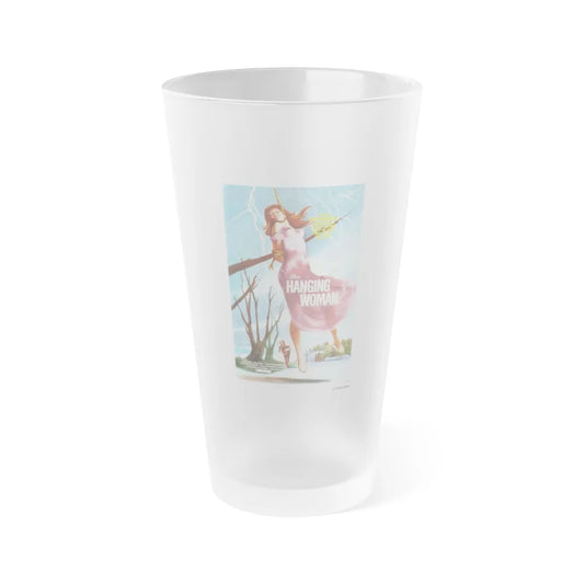 THE HANGING WOMAN 1973 Movie Poster - Frosted Pint Glass 16oz-Go Mug Yourself