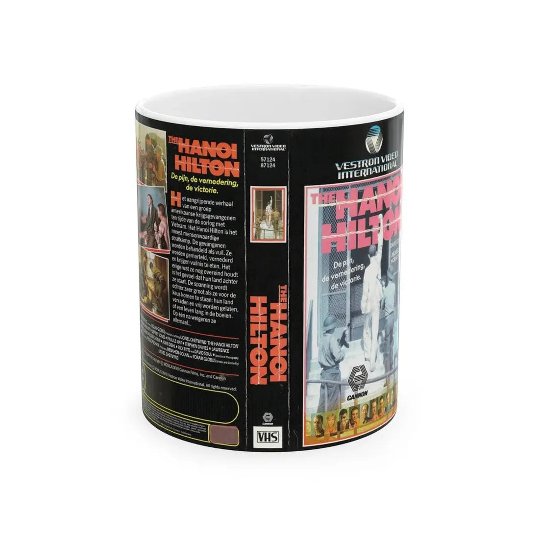 THE HANOI HILTON (VHS COVER) - White Coffee Mug 11oz - Go Mug Yourself