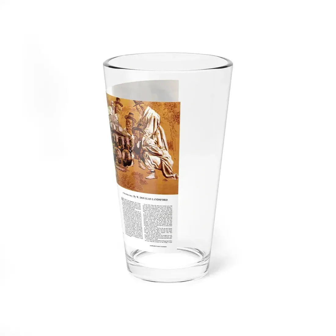 The Happiness Machine, Collier's, March 5, 1954 (Magazine Illustration) Pint Glass 16oz - Go Mug Yourself