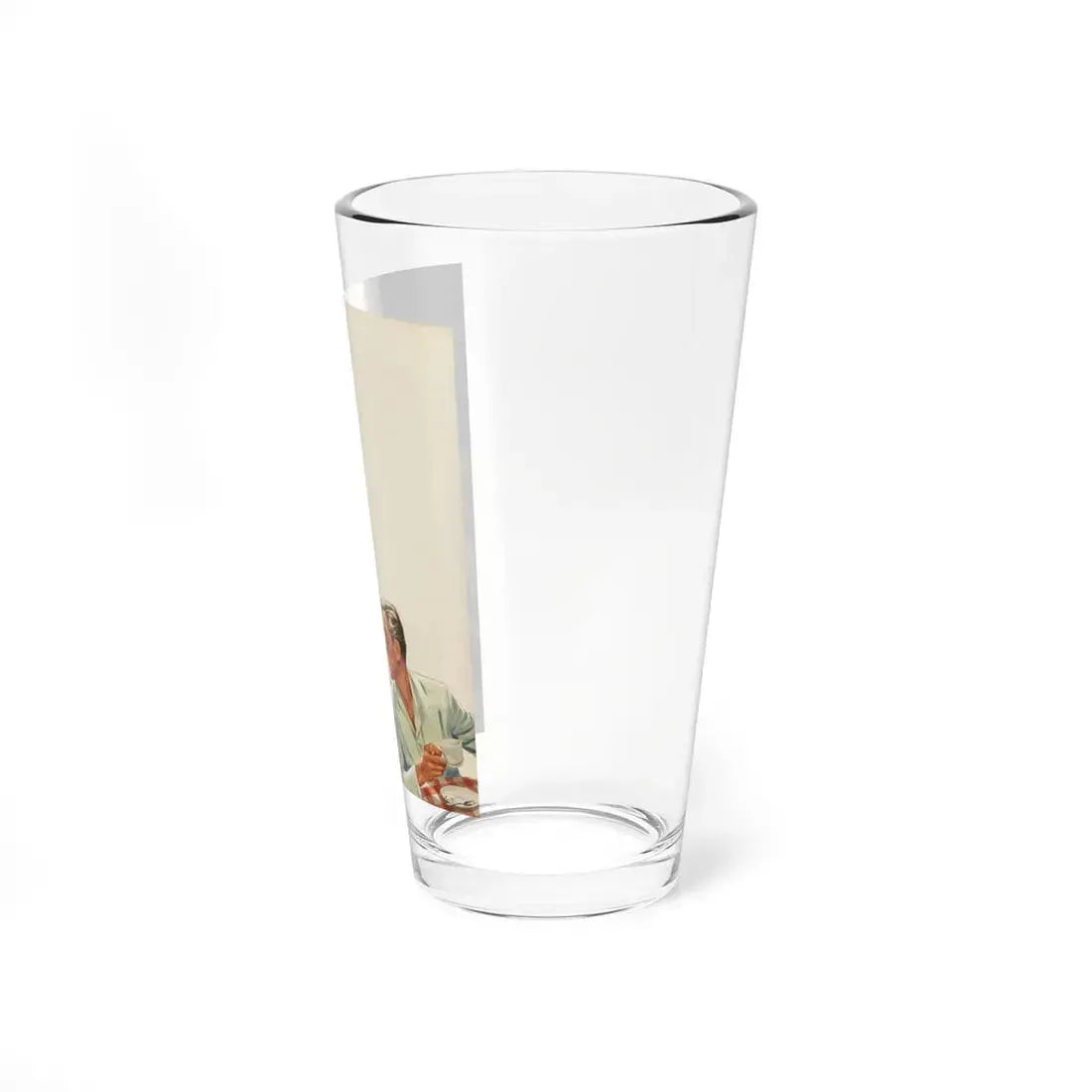 The Happy Chap, Colliers interior illustration, May 11, 1946 (Magazine Illustration) Pint Glass 16oz - Go Mug Yourself
