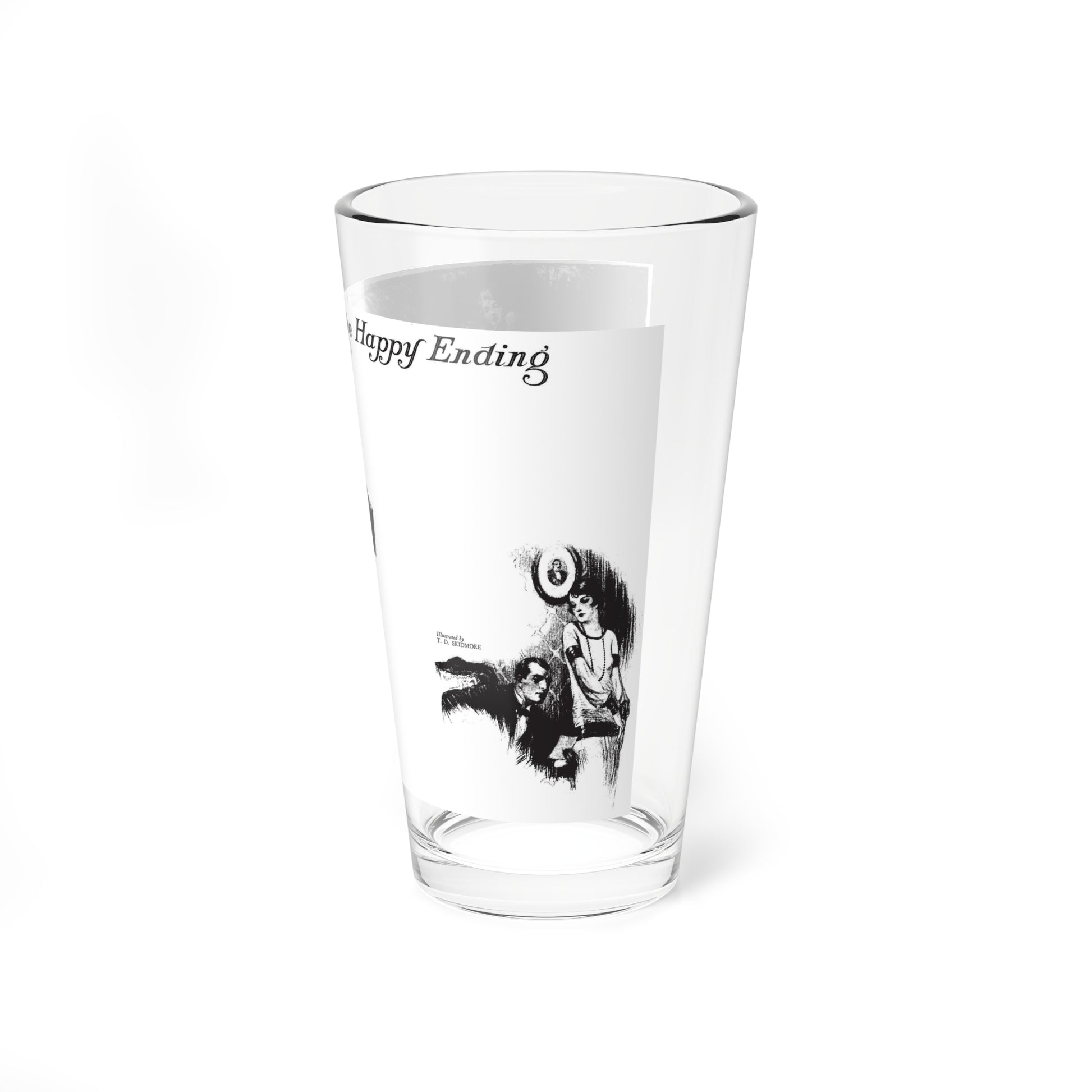 The Happy Ending, Collier's, May 7, 1927 (Magazine Illustration) Pint Glass 16oz-Go Mug Yourself