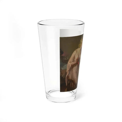 The Happy Family (Magazine Illustration) Pint Glass 16oz - Go Mug Yourself