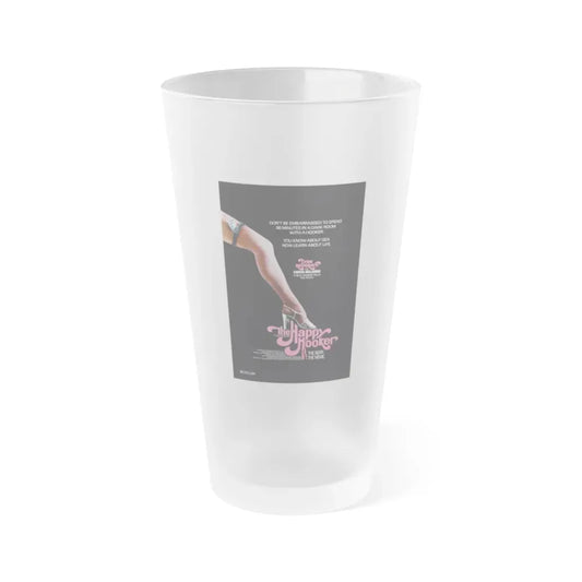 THE HAPPY HOOKER 1975 Movie Poster - Frosted Pint Glass 16oz Default Title - Go Mug Yourself