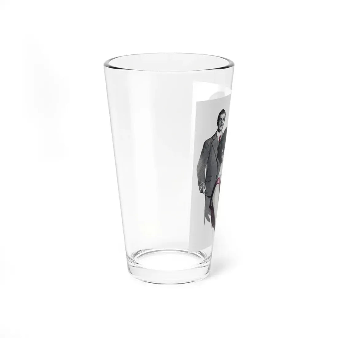 The Happy Ones by Maurice Edelman, Woman's Own, 1956 (Magazine Illustration) Pint Glass 16oz - Go Mug Yourself