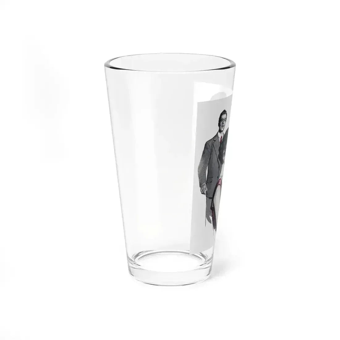 The Happy Ones by Maurice Edelman, Woman's Own, 1956 (Magazine Illustration) Pint Glass 16oz - Go Mug Yourself