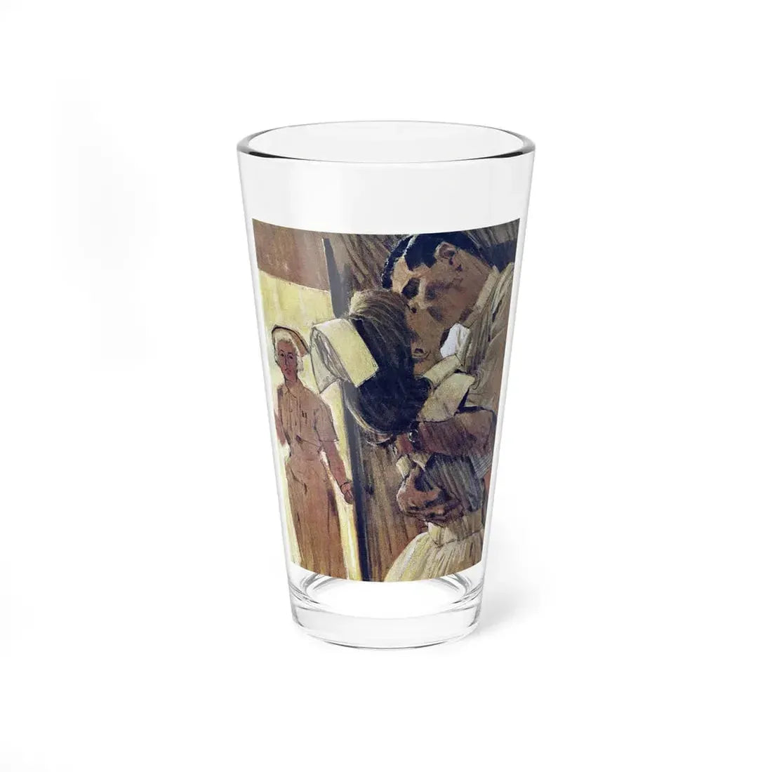 The Has-Been, Chatelaine, April 1963 (Magazine Illustration) Pint Glass 16oz 16oz - Go Mug Yourself