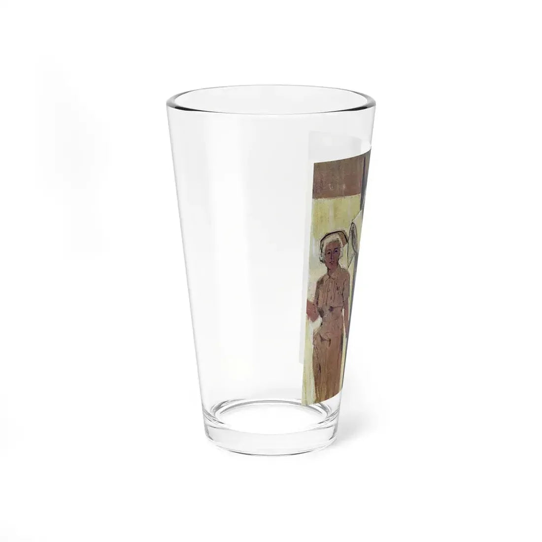 The Has-Been, Chatelaine, April 1963 (Magazine Illustration) Pint Glass 16oz - Go Mug Yourself