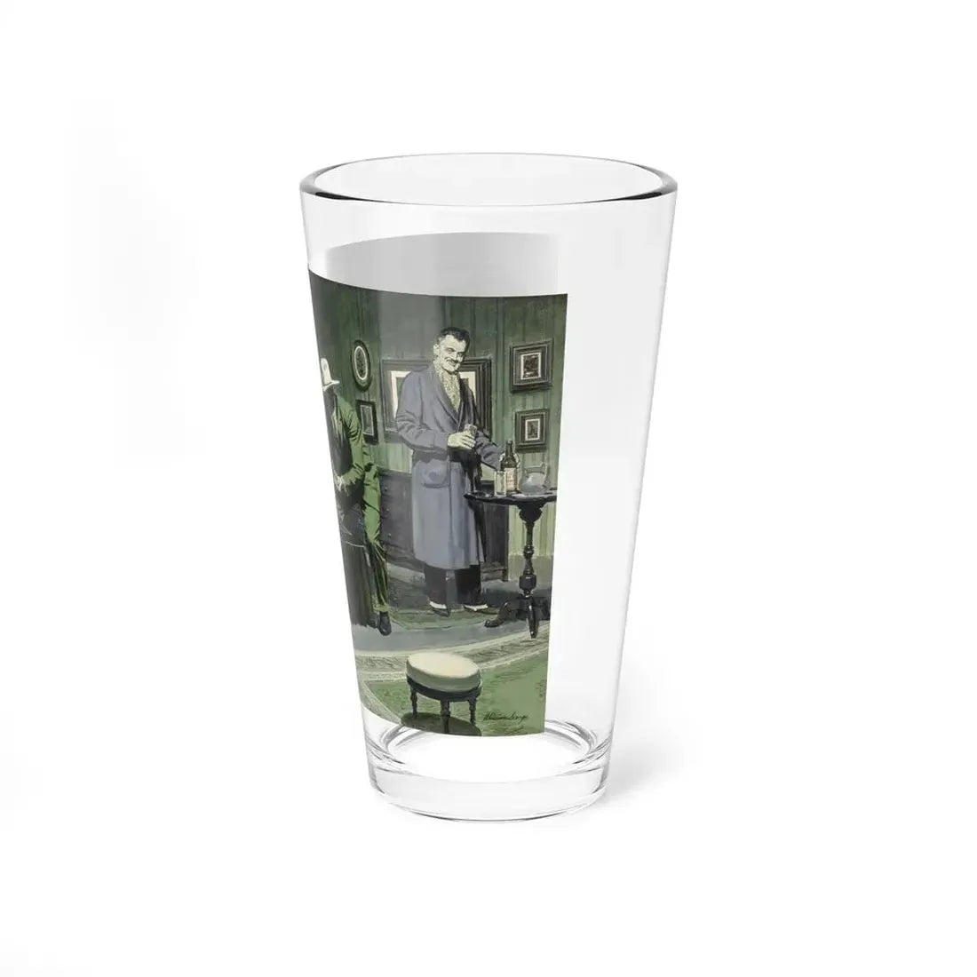 The Haul, Argosy magazine interior illustration, 1958 (Magazine Illustration) Pint Glass 16oz - Go Mug Yourself