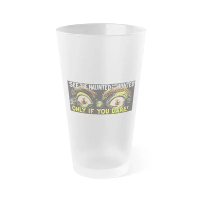 THE HAUNTED AND THE HUNTED (DEMENTIA 13) 1963 Movie Poster - Frosted Pint Glass 16oz Default Title - Go Mug Yourself