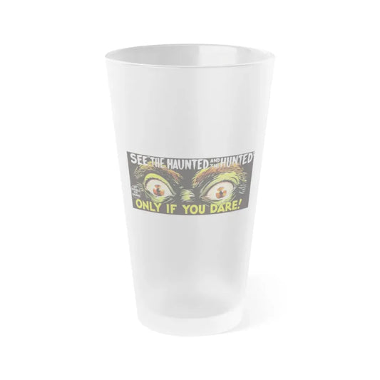 THE HAUNTED AND THE HUNTED (DEMENTIA 13) 1963 Movie Poster - Frosted Pint Glass 16oz Default Title - Go Mug Yourself