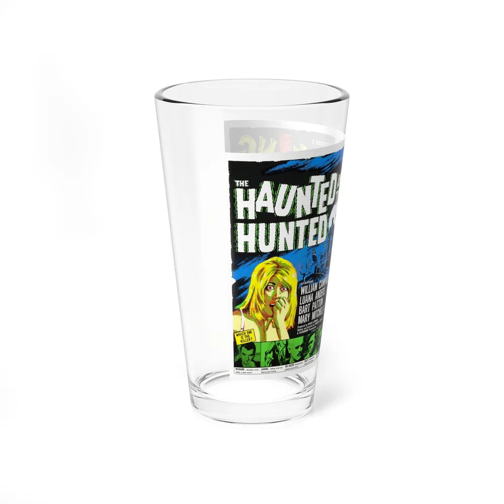 THE HAUNTED AND THE HUNTED (DEMENTIA 13) + THE CRAWLING HAND 1963 Movie Poster - Pint Glass 16oz-Go Mug Yourself