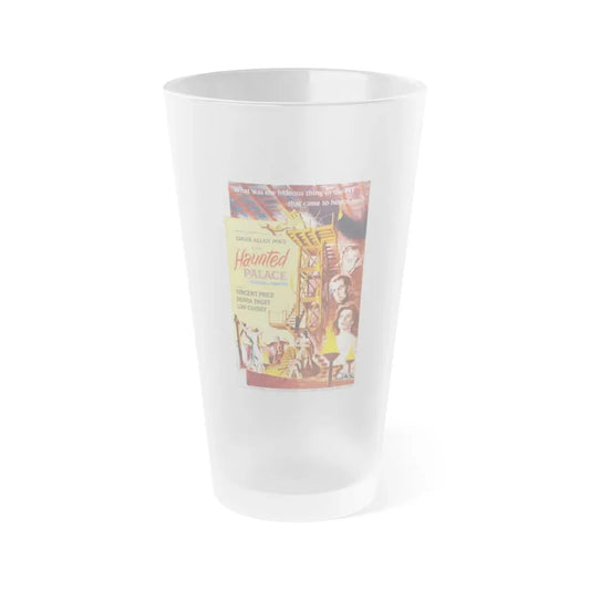 THE HAUNTED PALACE 1963 Movie Poster - Frosted Pint Glass 16oz Default Title - Go Mug Yourself